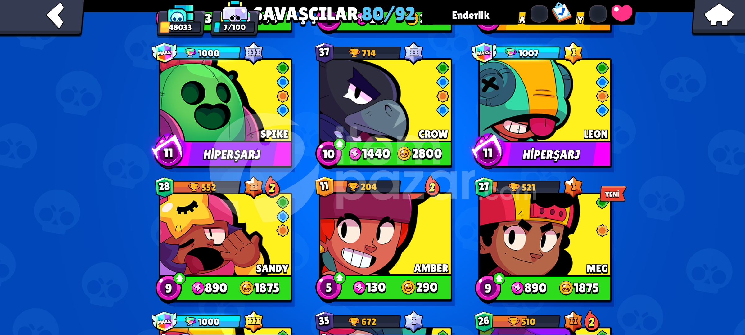 Brawl stars 50 bin kupa