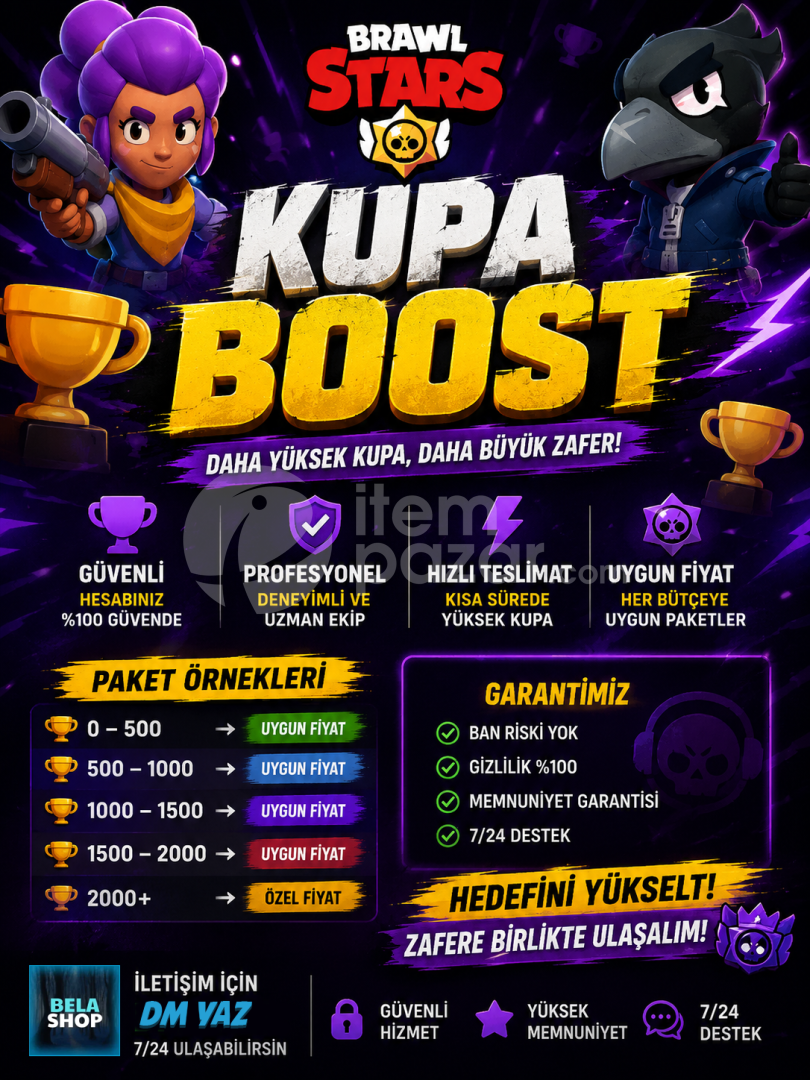 Brawl Stars 500 Kupa Boost