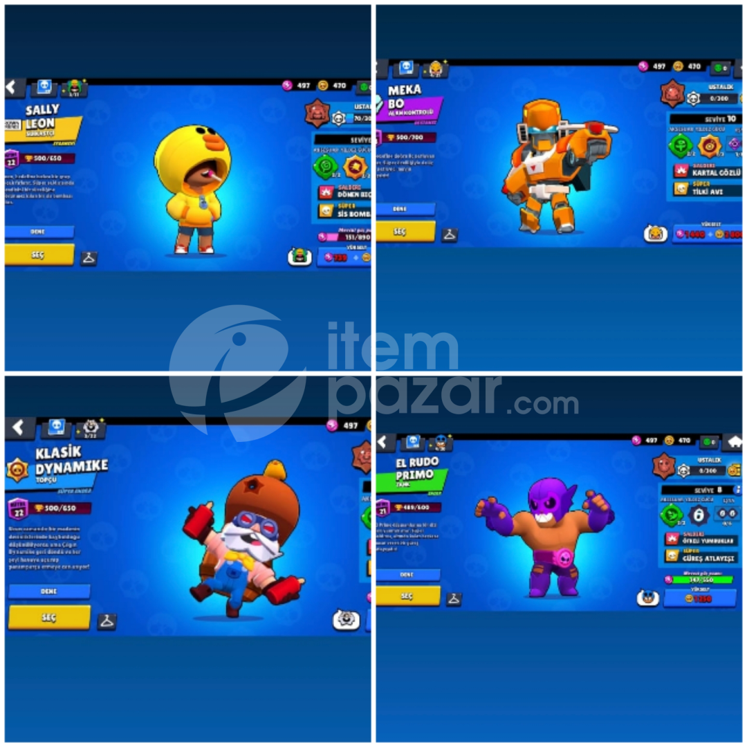 Brawl stars 54 karakter 