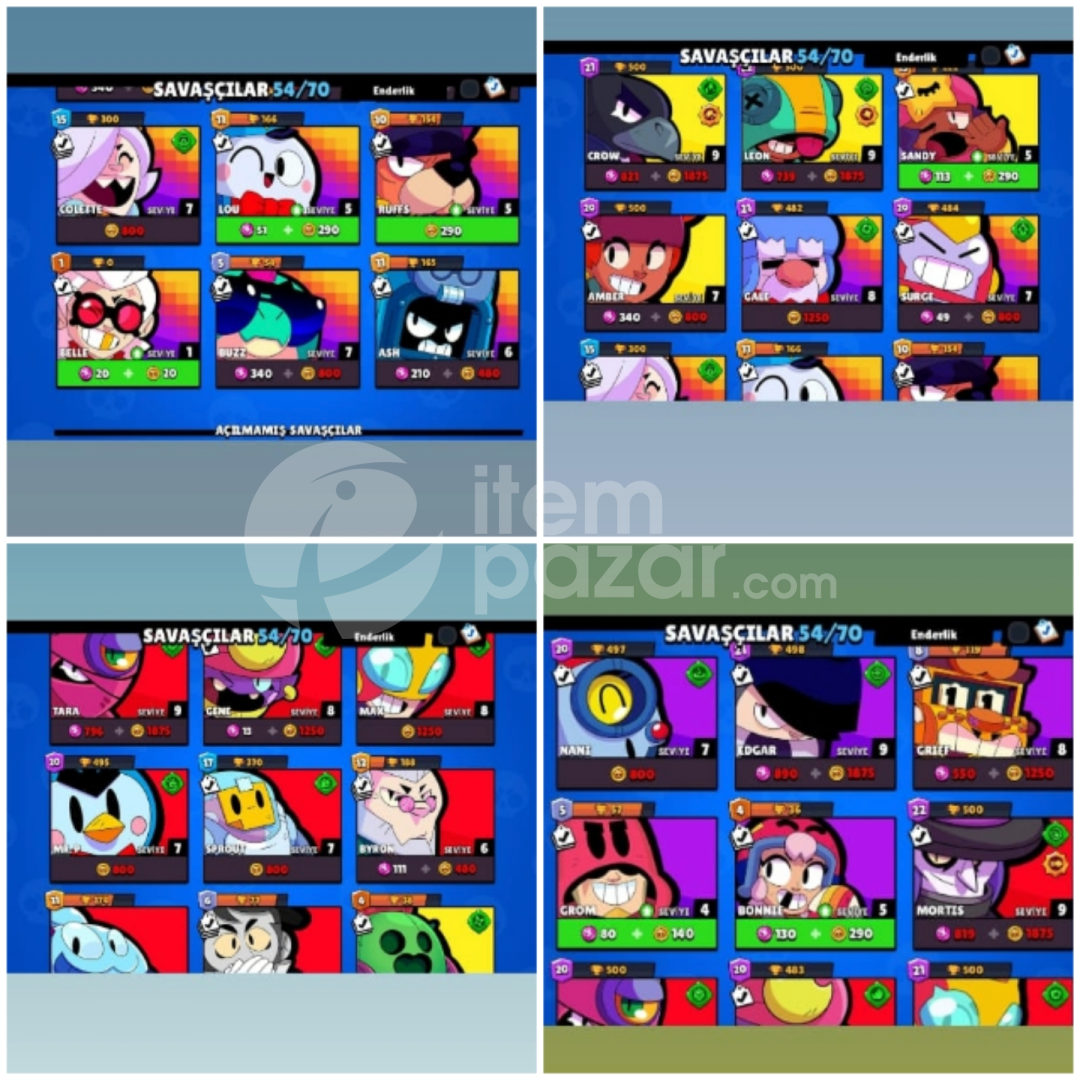 Brawl stars 54 karakter
