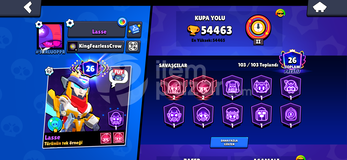 BRAWL STARS 55K KUPA HESAP