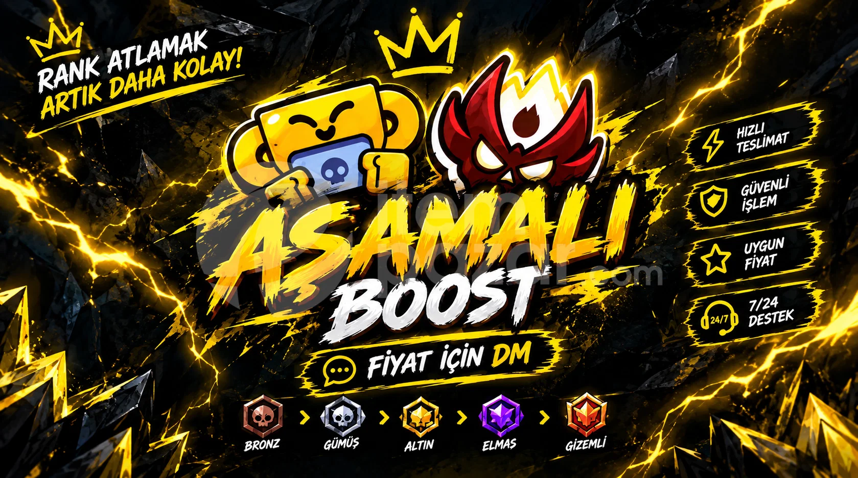 BRAWL STARS AŞAMALI BOOST