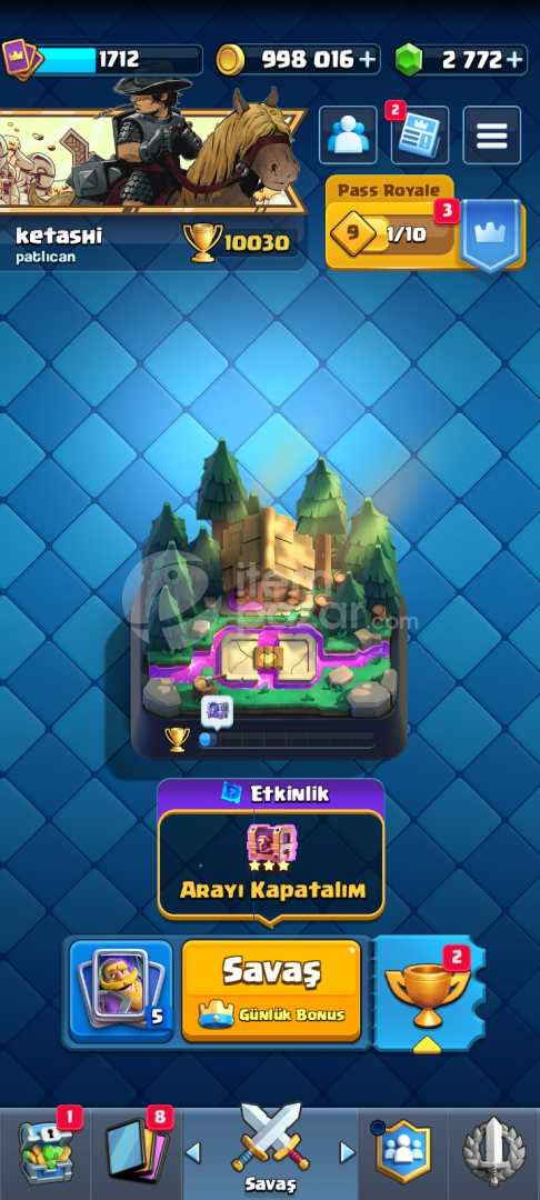 Brawl stars + clash royale fırsat hesabı