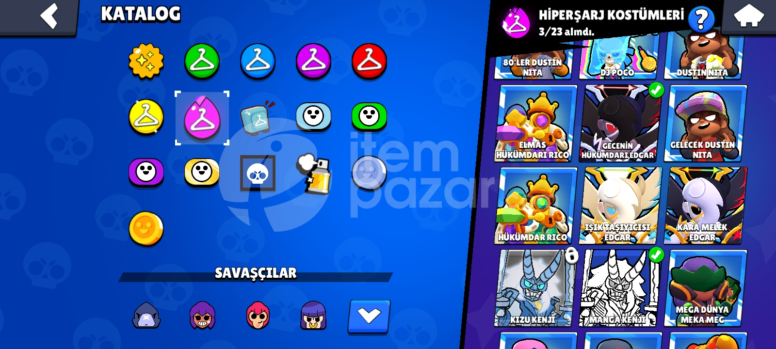 Brawl stars + clash royale fırsat hesabı