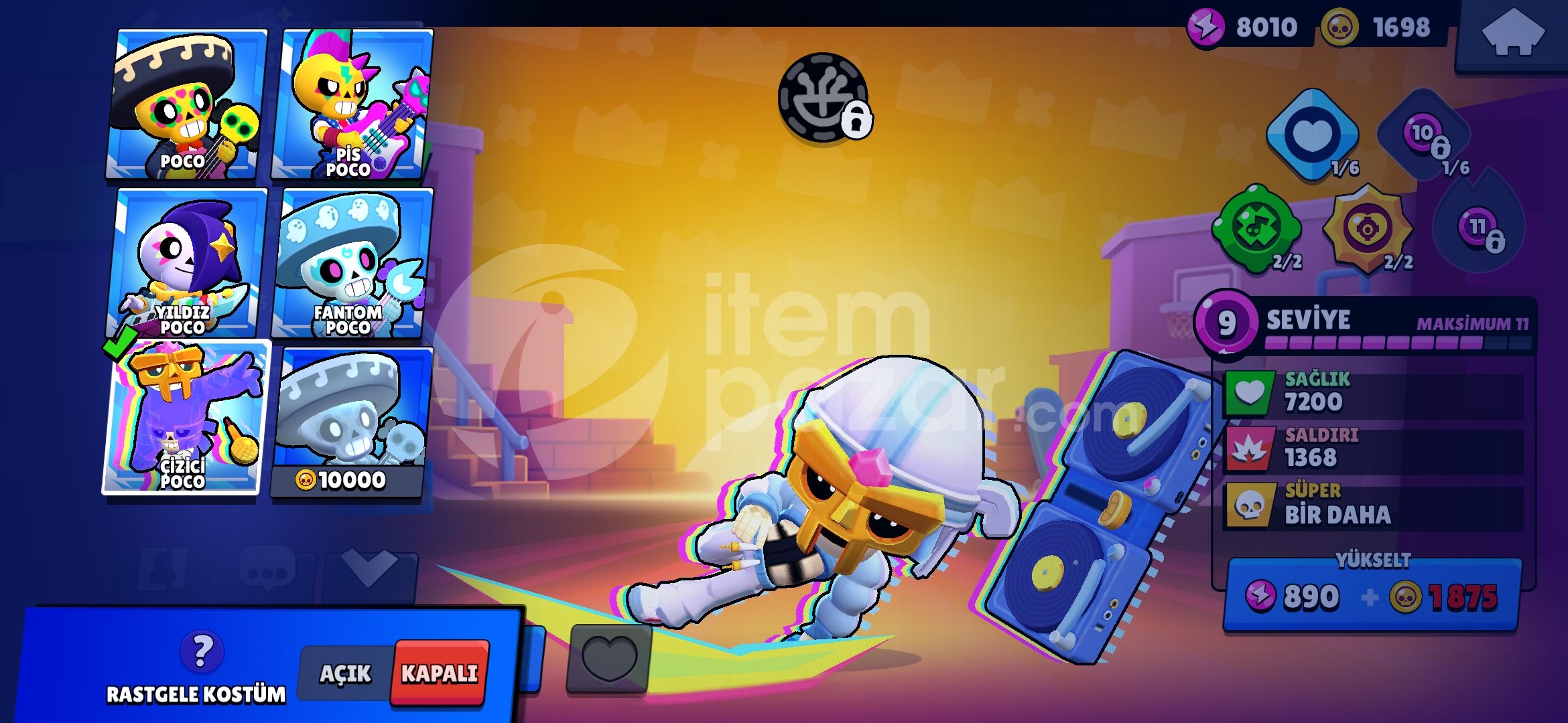 Brawl stars emek hesap