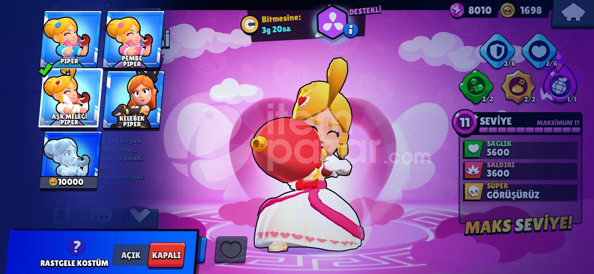 Brawl stars emek hesap