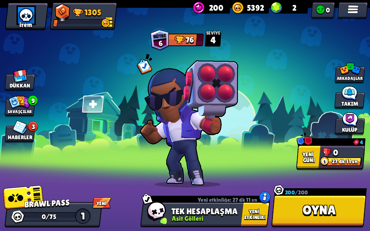 Brawl stars hesap