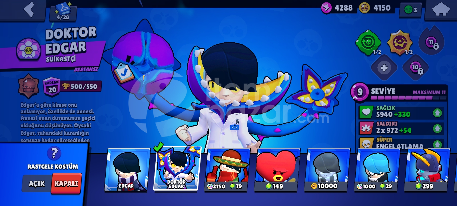 Brawlstars cok uyguna hesap