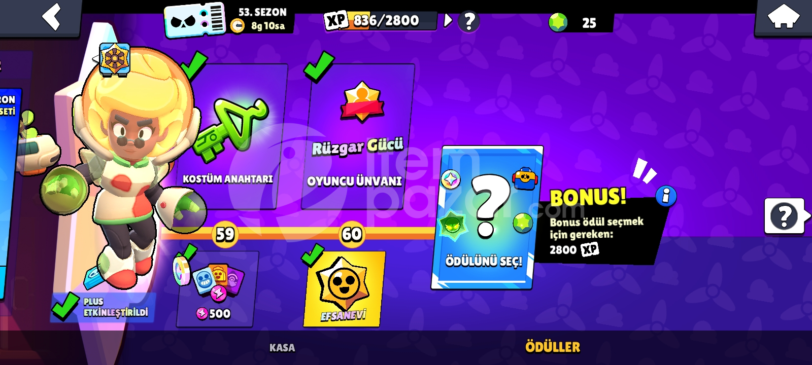 Brawlstars passplus 83 karakter + 51 sv hayday
