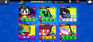 Brawlstars passplus 83 karakter + 51 sv hayday