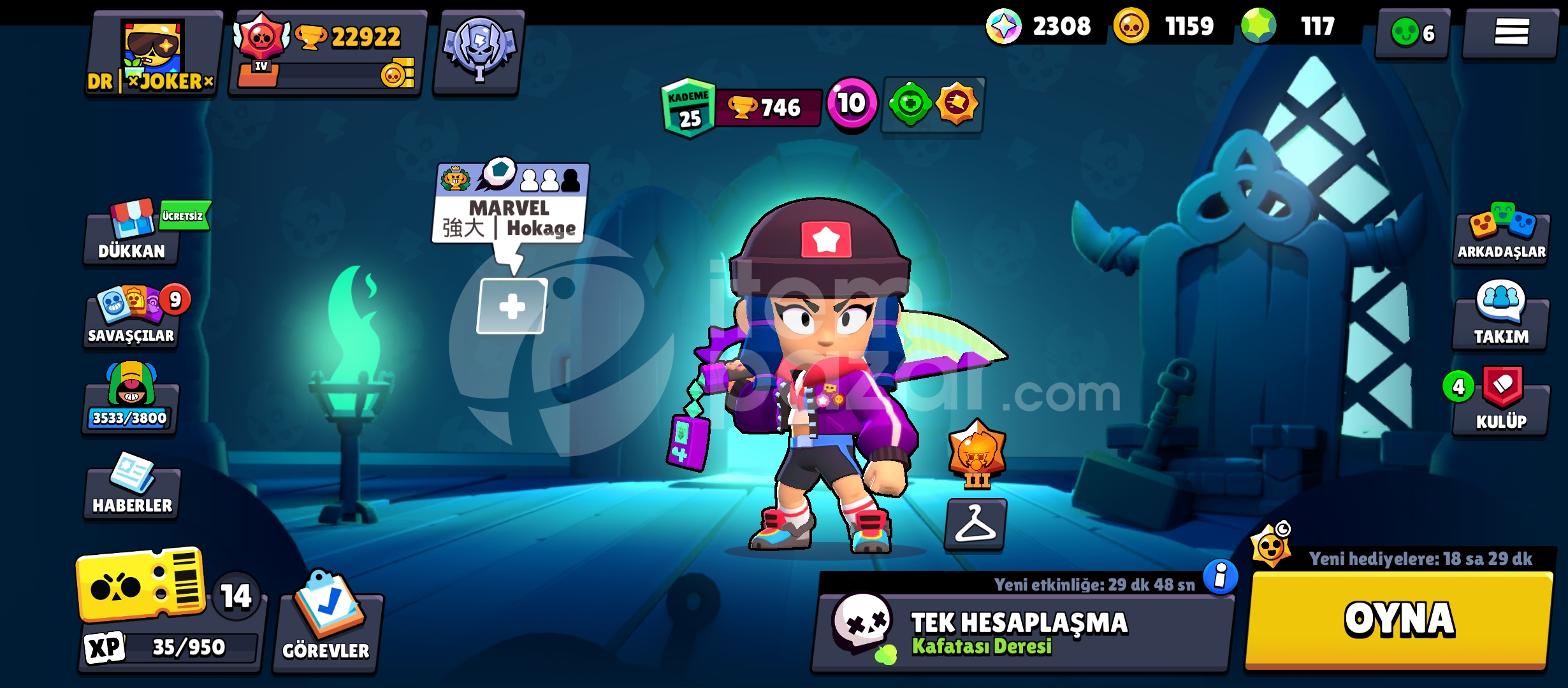 Brawn stars hesap