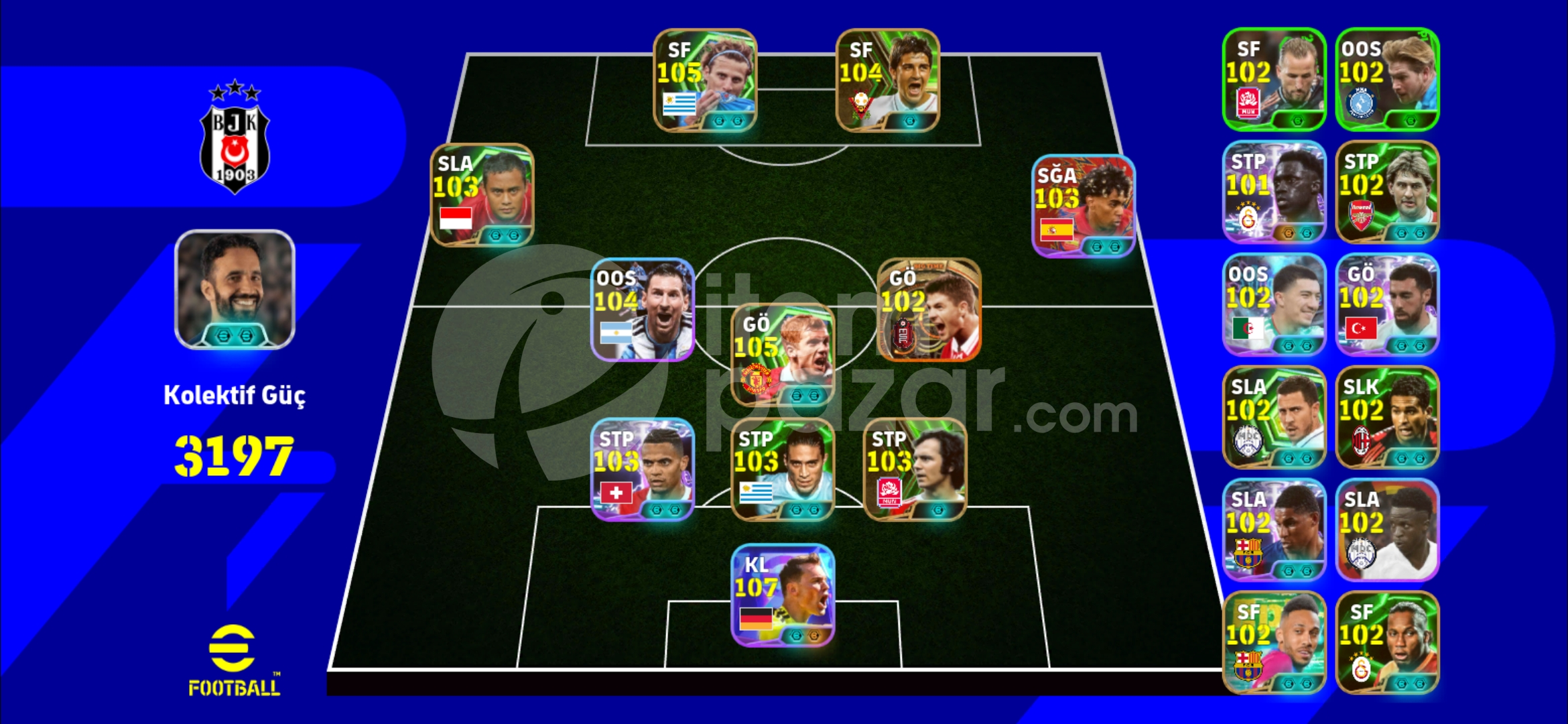 Bu kadro bazen 3200 geçiyo 