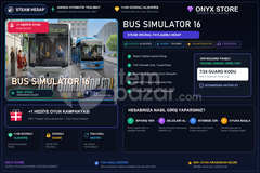 Bus Simulator 16 Garantili + Hediye