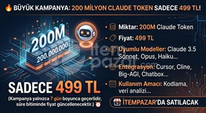 BÜYÜK KAMPANYA: 200 MİLYON CLAUDE TOKEN