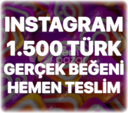 ÇALIŞAN - Instagram 1.500 Türk Beğeni