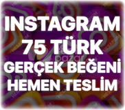 ÇALIŞAN - Instagram 75 Türk Beğeni