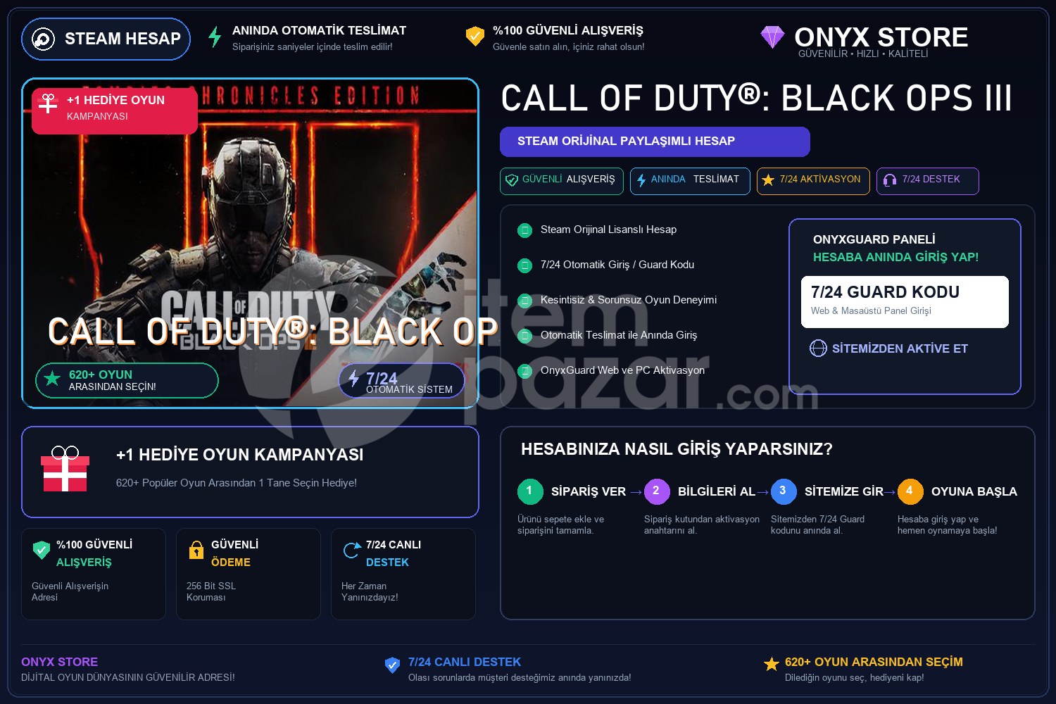 Call of Duty®: Black Ops III Garantili + Hediye