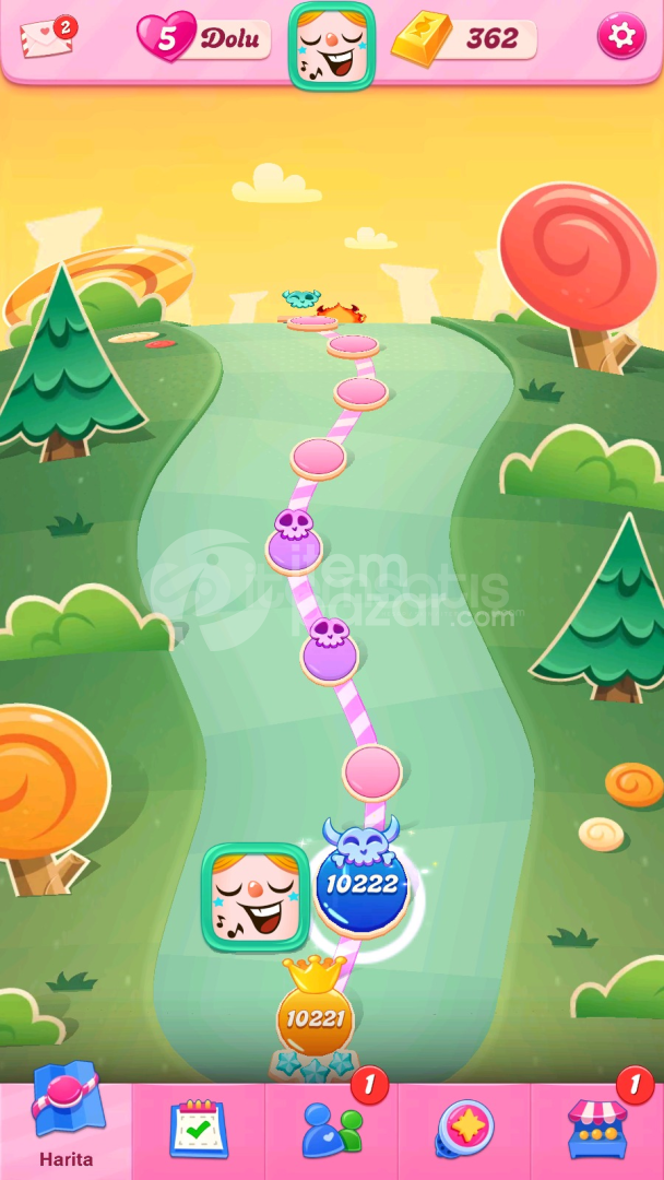 Candy Crush Saga | 10222 Level Hesap | Resimli