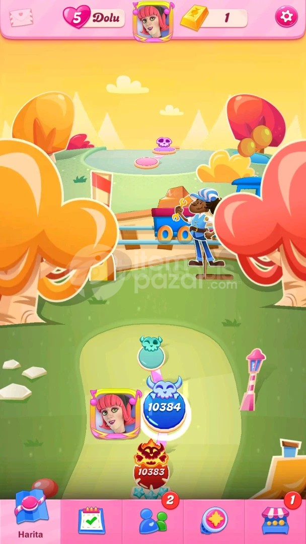 Candy Crush Saga | 10384 Level Hesap | Resimli