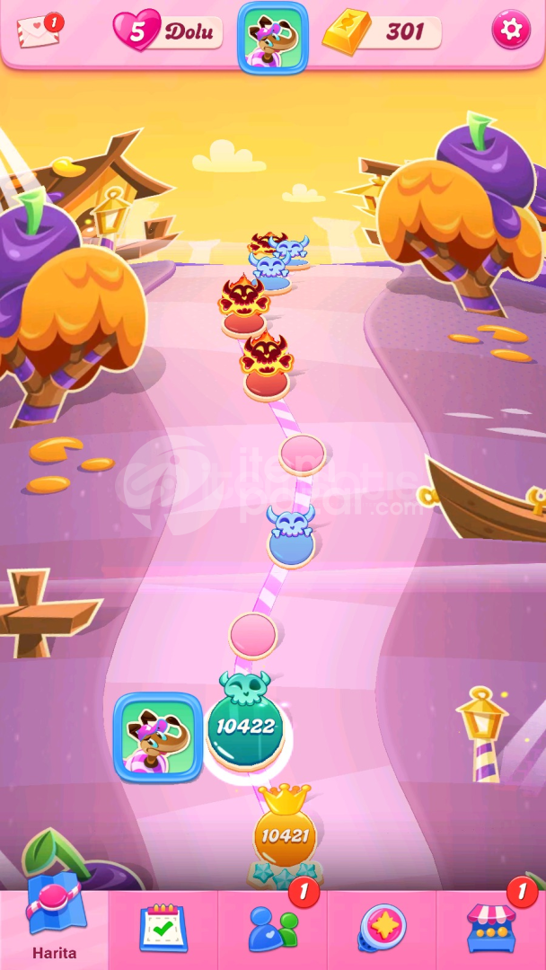 Candy Crush Saga | 10422 Level Hesap | Resimli