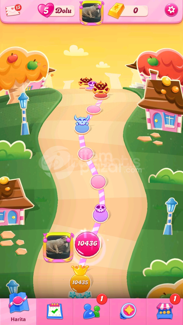 Candy Crush Saga | 10436 Level Hesap | Resimli