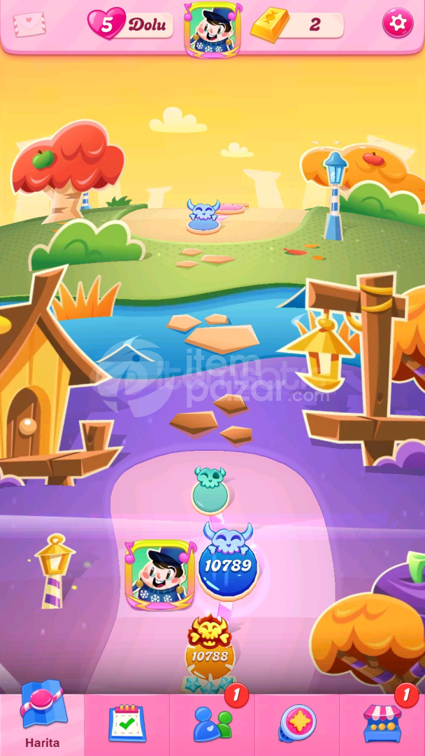 Candy Crush Saga | 10789 Level Hesap | Resimli
