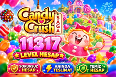 Candy Crush Saga | 11317 Level Hesap | Resimli