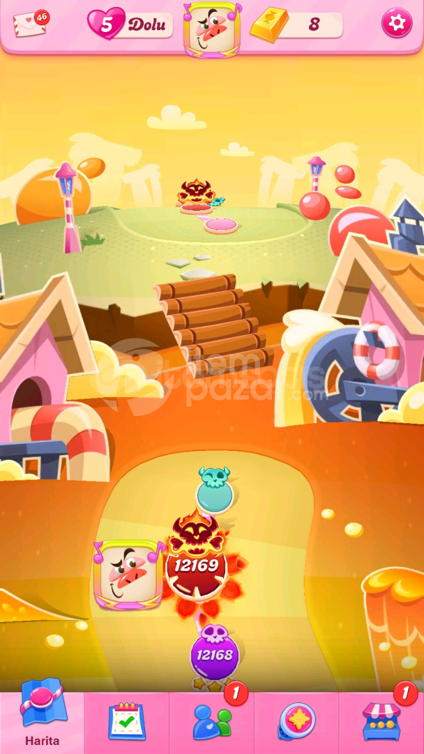 Candy Crush Saga | 12169 Level Hesap | Resimli
