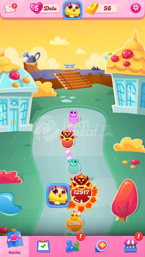 Candy Crush Saga | 12917 Level Hesap | Resimli