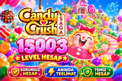Candy Crush Saga | 15003 Level Hesap | Resimli