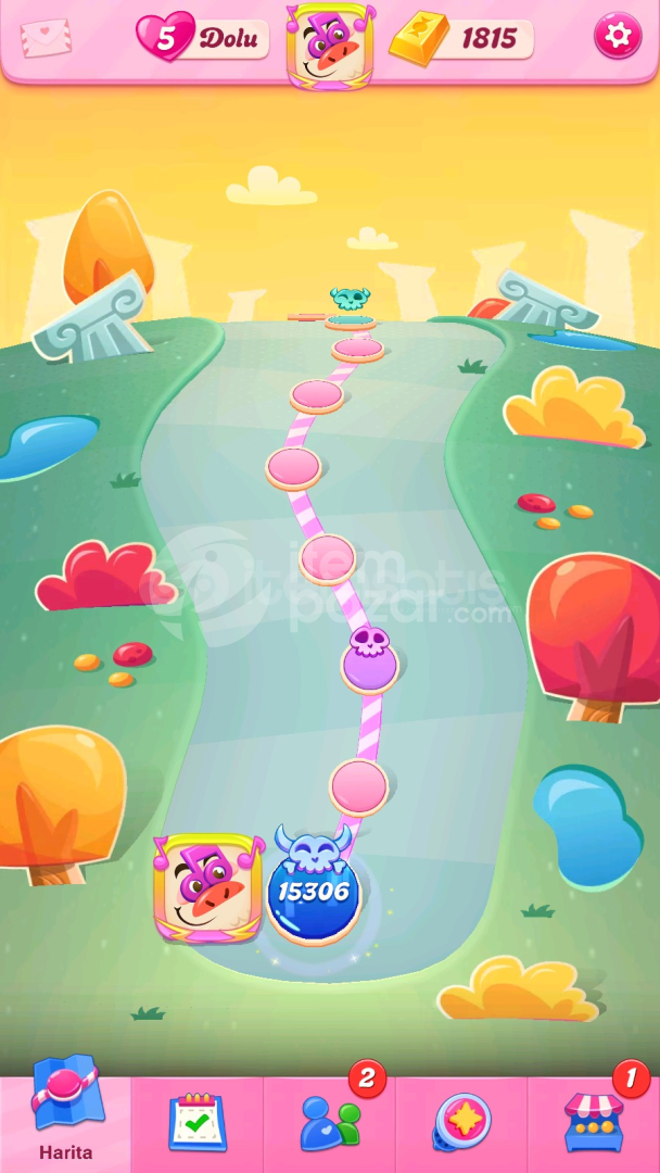 Candy Crush Saga | 15306 Level Hesap | Resimli