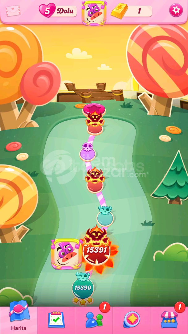 Candy Crush Saga | 15391 Level Hesap | Resimli