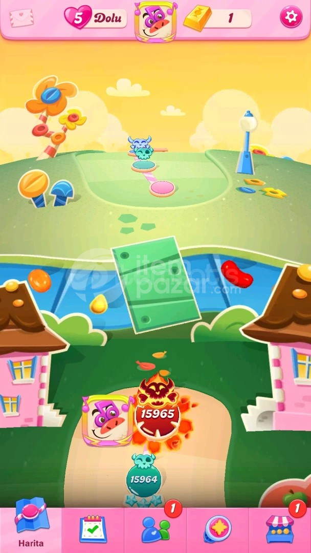 Candy Crush Saga | 15965 Level Hesap | Resimli