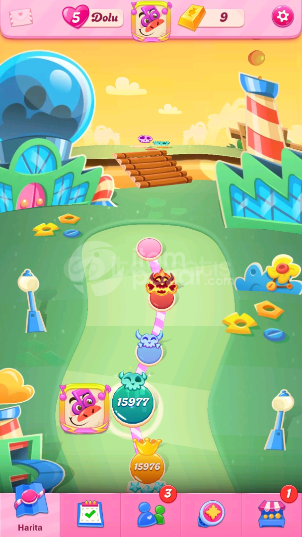 Candy Crush Saga | 15977 Level Hesap | Resimli