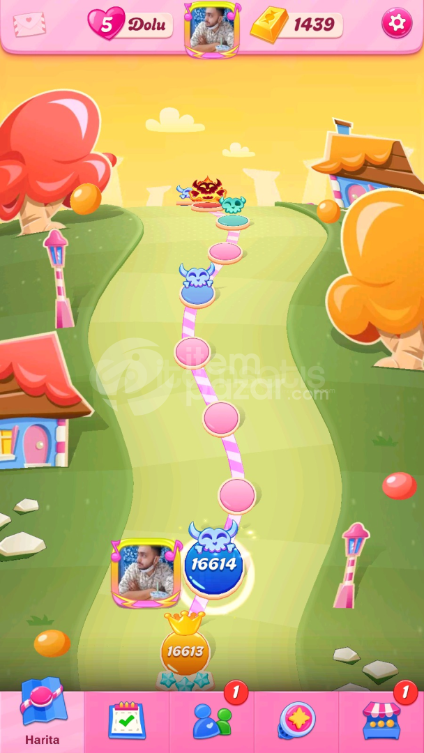 Candy Crush Saga | 16614 Level Hesap | Resimli