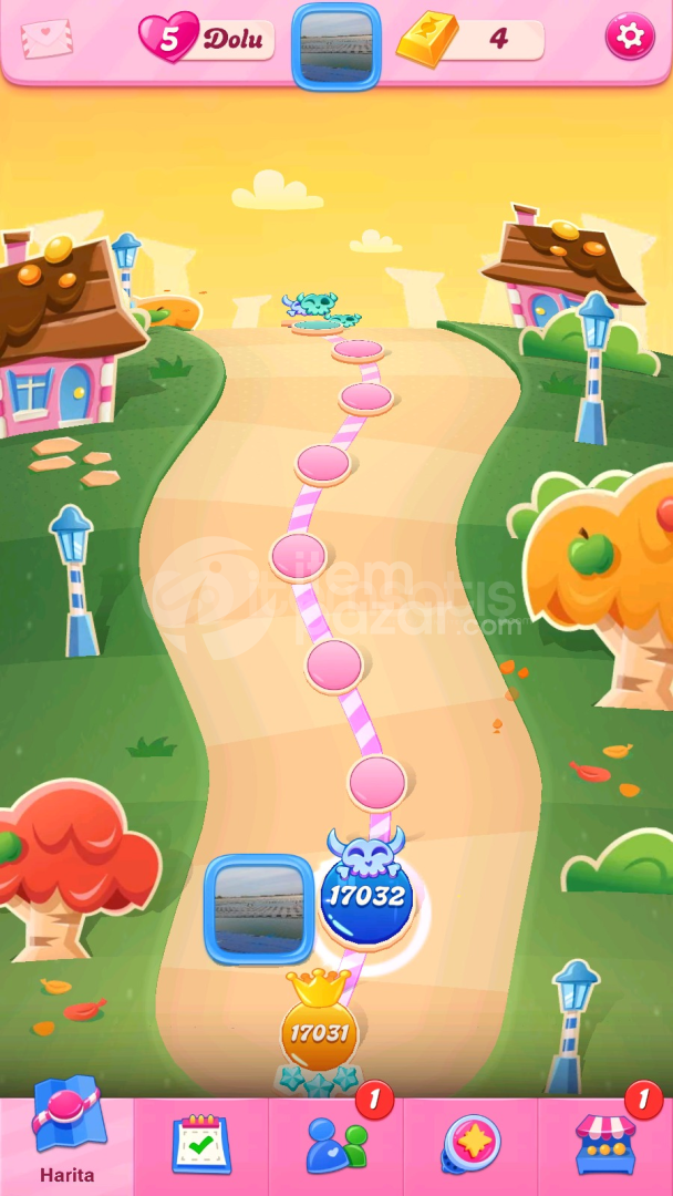 Candy Crush Saga | 17032 Level Hesap | Resimli