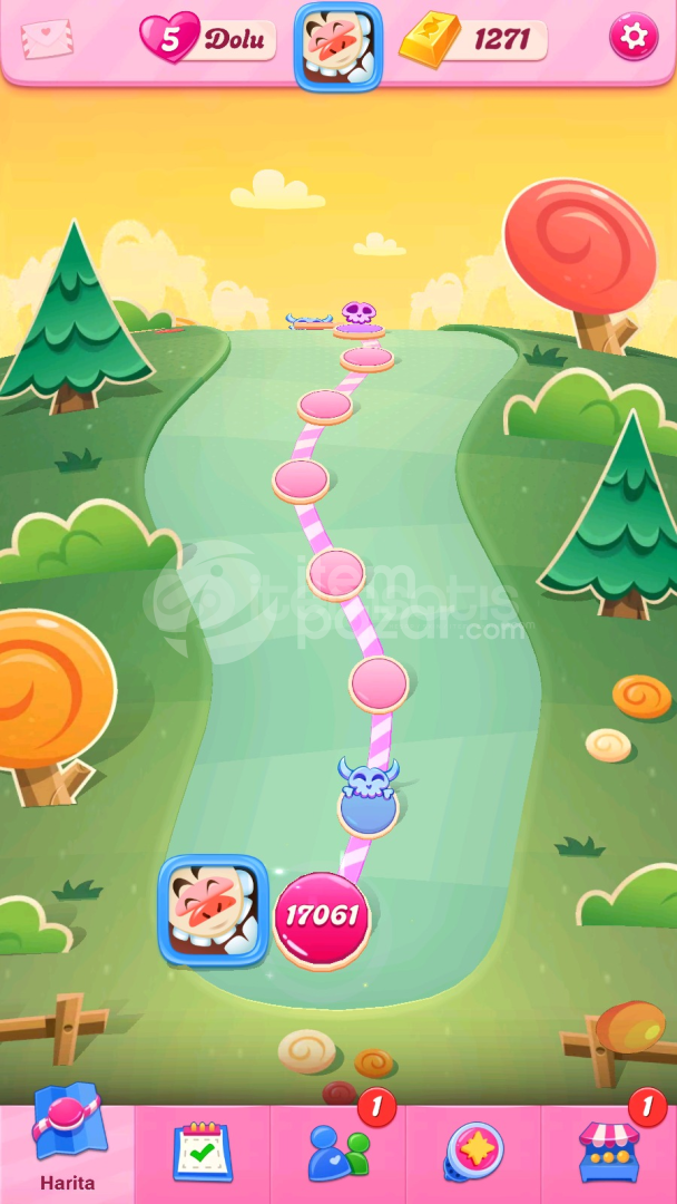 Candy Crush Saga | 17061 Level Hesap | Resimli
