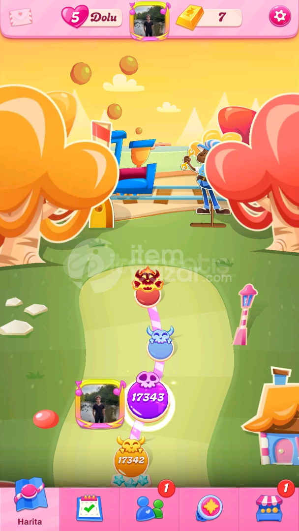 Candy Crush Saga | 17343 Level Hesap | Resimli