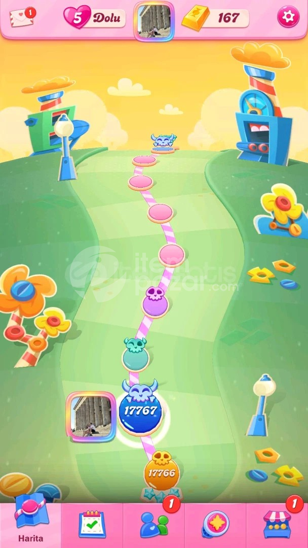 Candy Crush Saga | 17767 Level Hesap | Resimli