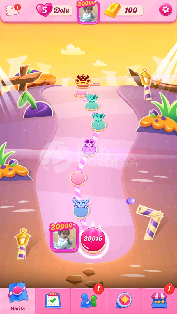 Candy Crush Saga | 20016 Level Hesap | Resimli