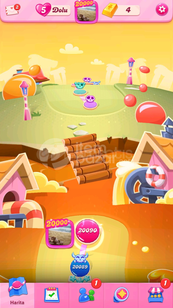 Candy Crush Saga | 20090 Level Hesap | Resimli