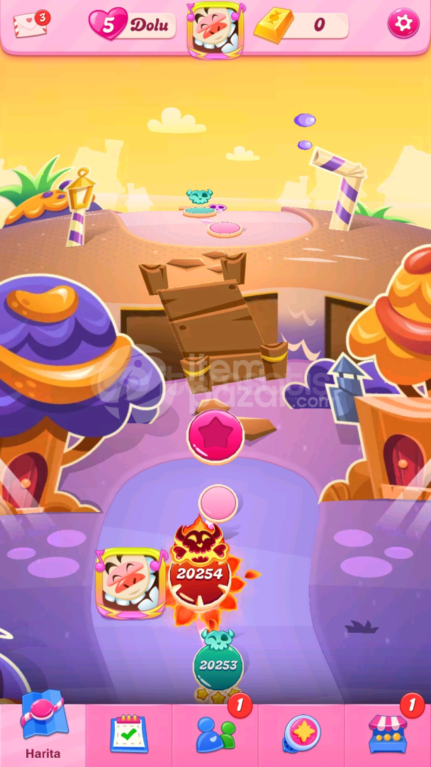 Candy Crush Saga | 20254 Level Hesap | Resimli