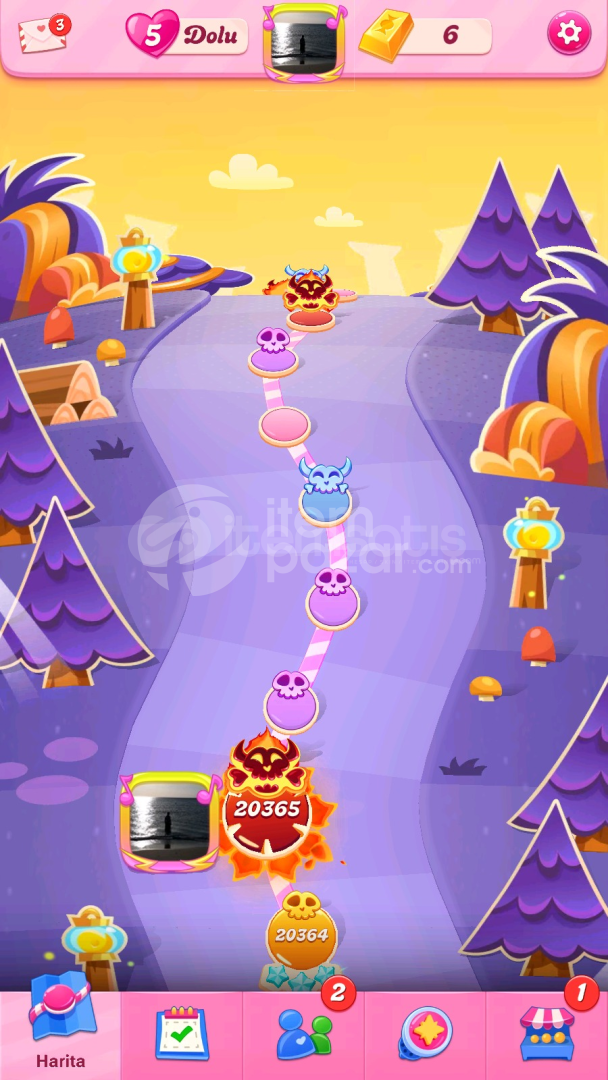 Candy Crush Saga | 20365 Level Hesap | Resimli