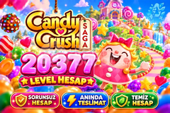Candy Crush Saga | 20377 Level Hesap | Resimli