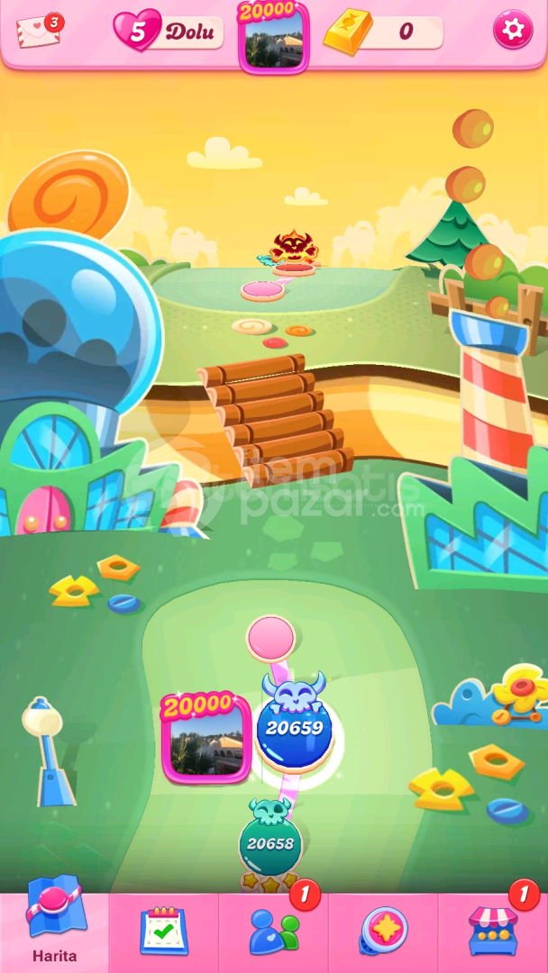 Candy Crush Saga | 20659 Level Hesap | Resimli