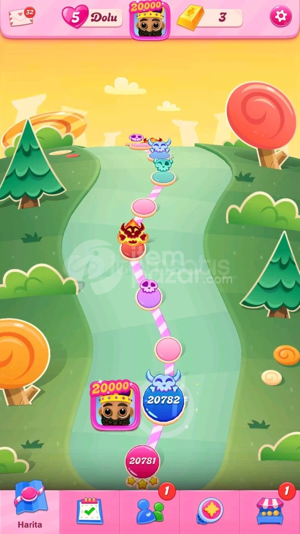 Candy Crush Saga | 20782 Level Hesap | Resimli