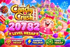 Candy Crush Saga | 20782 Level Hesap | Resimli