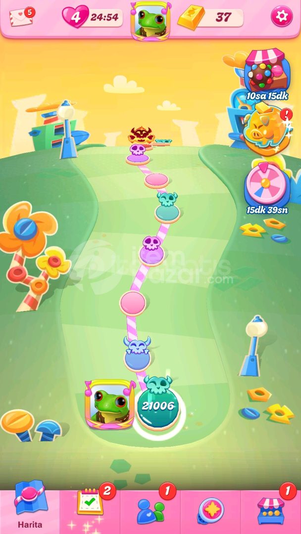 Candy Crush Saga | 21006 Level Hesap | Resimli