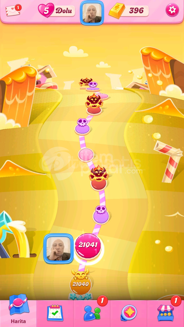 Candy Crush Saga | 21041 Level Hesap | Resimli
