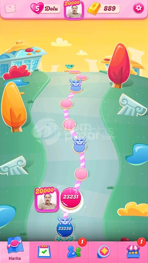 Candy Crush Saga | 23231 Level Hesap | Resimli
